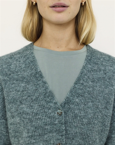 Soft Rebels - SRAlliy Strik Cardigan - Abyss Melange